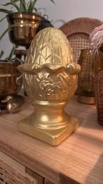 Gouden Dennenappel Ornament - Keramiek, Ophalen of Verzenden, Zo goed als nieuw