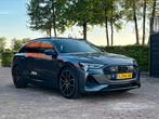 Audi e-tron 50 Quattro 2019 Grijs 2xS line, Auto's, Automaat, 1800 kg, Zwart, Leder en Stof