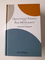 Quantitative Finance and Risk Management, Jan W. Dash, 2005, Ophalen of Verzenden, Gelezen