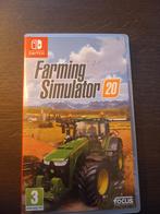Farming simulator 20, Spelcomputers en Games, Games | Nintendo Switch, 1 speler, Eén computer, Ophalen of Verzenden, Zo goed als nieuw