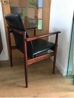 2 vintage Thereca palissander stoelen skai, Ophalen, Gebruikt, Twee