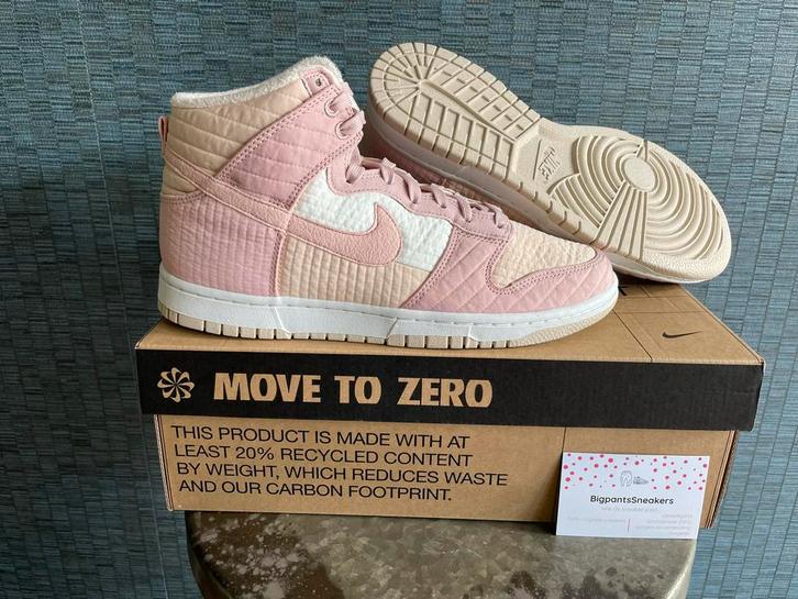 Nike Dunk High LX Next Nature EU 41 Pink Pearl White Rattan, Kleding | Dames, Schoenen, Nieuw, Sneakers of Gympen, Roze, Ophalen of Verzenden