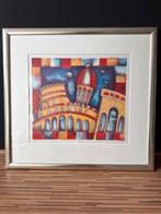 Zeefdruk Citta Magica III, Ophalen