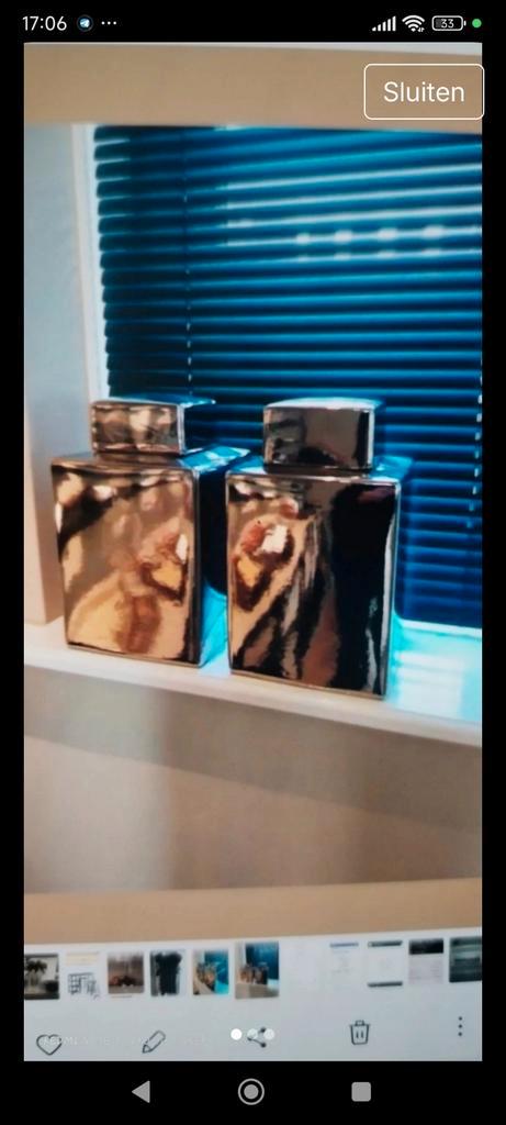 Eichholtz Voorraad Potten - Set van 2, Huis en Inrichting, Woonaccessoires | Kandelaars en Kaarsen, Ophalen of Verzenden