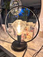 Moderne Diamanten tafellamp met ring, Ophalen of Verzenden, Gebruikt, Metaal, Minder dan 100 cm