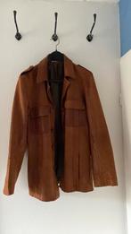 Jas heren bruin leer maat 52 vintage, Ophalen of Verzenden, Gedragen, Maat 52/54 (L), Bruin