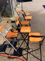 Opklap barkrukken ikea handig voor feestje, Met voetsteun, Ophalen of Verzenden, 90 cm of meer, Metaal