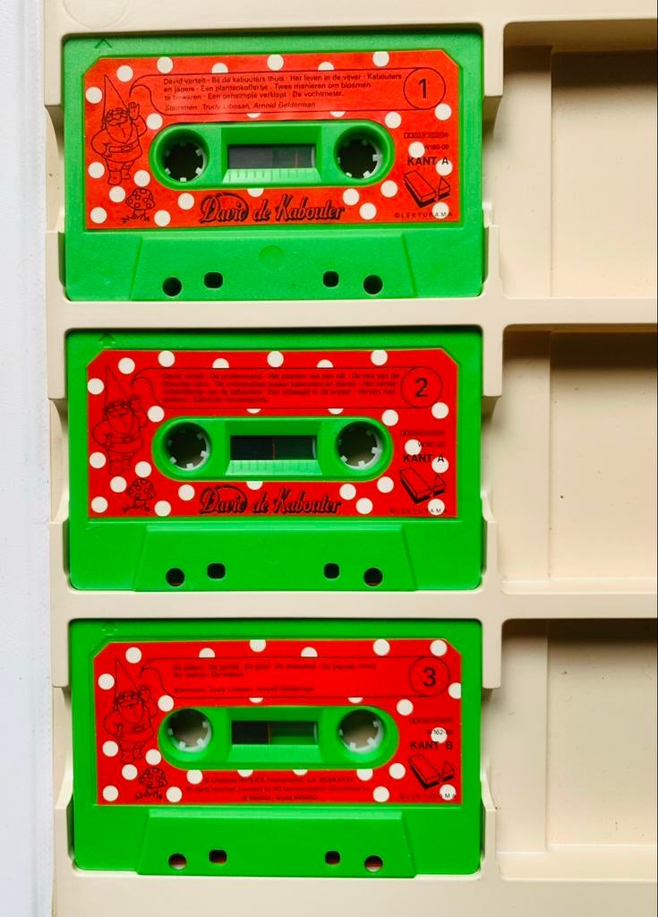 David de Kabouter Luisterbox Cassettes cassettebandjes, Cd's en Dvd's, Gebruikt, 2 t/m 25 bandjes, Kinderen en Jeugd, Ophalen of Verzenden