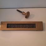 koperen brievenbus en deur knop, Ophalen, Koper