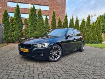BMW 3-Serie 318i 136pk Aut 2020 Zwart M-Sport Led Navi Cam beschikbaar voor biedingen