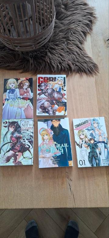 5 Japanse Manga (Engelstalig) beschikbaar voor biedingen