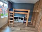 Als nieuw, blank houten hoogslaper 170 cm (200x90), Ophalen, Eenpersoons, Zo goed als nieuw, 200 cm