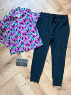 Studio anneloes set xxl poppy blouse & franka broek zwart, Zwart, Maat 46/48 (XL) of groter, Ophalen of Verzenden, Zo goed als nieuw
