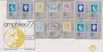 Nederland 1977 E152 Blokken strips Amphilex 77 z.a. EXTRA, Postzegels en Munten, Postzegels | Eerstedagenveloppen, Ophalen of Verzenden