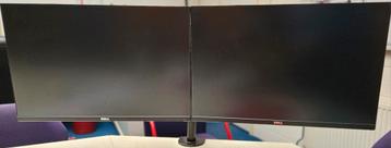 Complete Dual Monitor Setup – 2x Dell UltraSharp U2415b  beschikbaar voor biedingen
