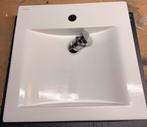 Wastafel - Sanidusa 50cm incl wastafelstop, Zo goed als nieuw, Minder dan 100 cm, Wasbak of Wastafel, 25 tot 50 cm