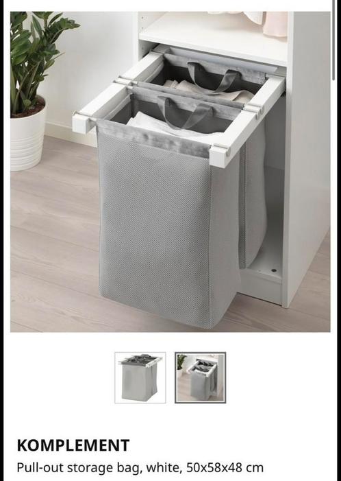 Ikea Pax Komplement NYTT uittrekbare dubbele wasmand., Huis en Inrichting, Kasten | Kledingkasten, Zo goed als nieuw, Minder dan 100 cm