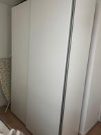 Ikea hoge linnenkast kledingkast wit, Huis en Inrichting, Kasten | Kledingkasten, Ophalen, Gebruikt, 100 tot 150 cm, 200 cm of meer