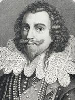 George Villiers hertog van Buckingham - Edouard Taurel 1850, Antiek en Kunst, Ophalen of Verzenden