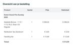 Dutch Grand Prix Sunday 2025 - 1 ticket, Tickets en Kaartjes, Eén persoon, Augustus