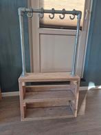 Mooie steigerhouten kapstok/ schoenenkast, Zo goed als nieuw, Minder dan 100 cm, Hout, Ophalen