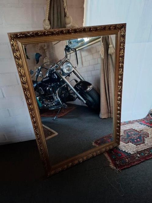 Pracht Barok gouden Spiegel 103x72 zgan! Kijk omschrijving,, Huis en Inrichting, Woonaccessoires | Spiegels, Zo goed als nieuw