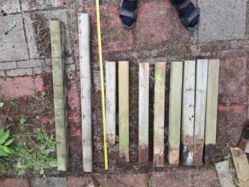Gratis: Geïmpregneerd tuinhout voor doe het zelver  beschikbaar voor biedingen
