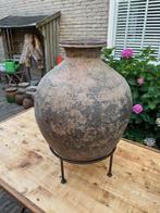 2 Unieke Antieke Wijn Kruiken afkomstig uit Noord India, Ophalen