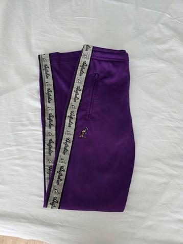 Donker paarse australian broek 38 (4XS) zilveren bies beschikbaar voor biedingen