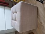 Zandkleurige poef, Ophalen, Minder dan 50 cm, Gebruikt, Vierkant
