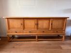 Danish vintage sideboard made of solid oak Henning Kjaernulf, Ophalen, Gebruikt, Met deur(en), Eikenhout