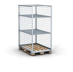 Pallet box 1200x800x2200mm met legborden zgan, 1000 tot 2000 kg, Ophalen of Verzenden, Overige typen
