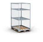 Pallet box met legborden 1200x800 x H1700/H2200 mm zgan, Overige typen, 1000 tot 2000 kg, Ophalen of Verzenden, Overige aandrijving