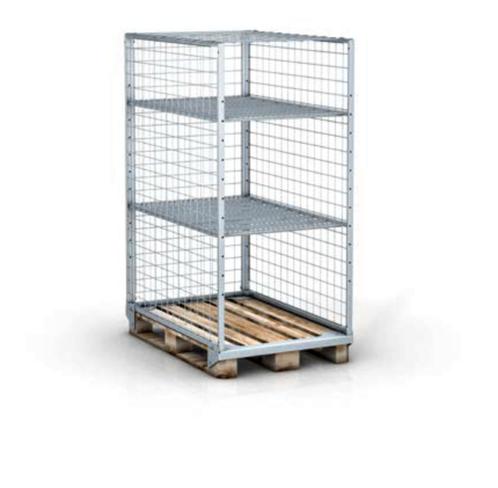 Pallet box 1200x800x2200mm met legborden zgan, Zakelijke goederen, Machines en Bouw | Heftrucks en Intern transport, Overige typen