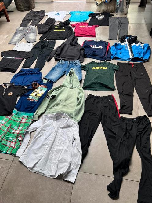 JONGENS MERKKLEDING MERK KLEDING PAKKET MAAT 158 / 164, Kinderen en Baby's, Kinderkleding | Maat 158, Zo goed als nieuw, Jongen