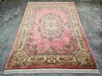 Handgeknoopt Oriental wol Aubusson tapijt pink 272x370cm, Huis en Inrichting, 200 cm of meer, Aubusson Frans floral Oriental hype