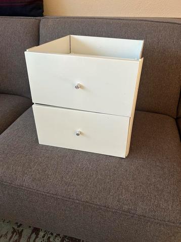 IKEA Kallax Ladenblok Wit hooglans beschikbaar voor biedingen