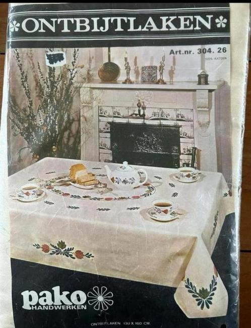 Boerenbont Pako ontbijtlaken / tafellaken compleet!, Huis en Inrichting, Keuken | Textiel, Ophalen of Verzenden