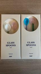 2 sets van 2 - HAY glazen lepels - mix van kleuren, Huis en Inrichting, Ophalen of Verzenden, Nieuw, Overige materialen