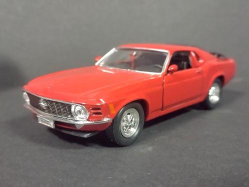 Ford Mustang Boss 1970 red 1:36 Welly Pol, Hobby en Vrije tijd, Modelauto's | Overige schalen, Zo goed als nieuw, Verzenden