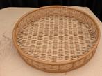 Mooi rotan dienblad rond! Leuk voor woonaccessoires!, Ophalen of Verzenden, Zo goed als nieuw, Rond, Overige materialen