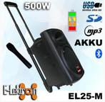 Geluidsinstallatie en PA ook mobiel 500 Watt, Ophalen, Nieuw, 120 watt of meer, Overige merken