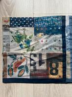 Prachtige Zijde-Katoen Sjaal, Ophalen of Verzenden, Zo goed als nieuw, Sjaal