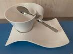 Villeroy en Boch soepkom, crème wit *nieuw*, Ophalen