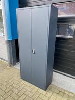 Partij Hoge stalen draaideurkast opbergkast 180x80 antraciet, Nieuw, Met slot, Metaal, 150 tot 200 cm