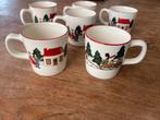Mason's christmas village 1983 kerst klein mokken/bekers, Huis en Inrichting, Keuken | Servies, Ophalen of Verzenden, Zo goed als nieuw