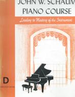 John W. Schaum Piano Course D, Gebruikt, Verzenden, Les of Cursus, Piano