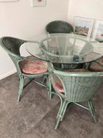 Eethoek , ronde tafel met 4 stoelen, Ophalen, Gebruikt, Rond, Vier personen