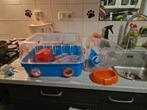 Hamsterkooi met buizen en extra's te koop, Dieren en Toebehoren, Minder dan 60 cm, Kooi, Minder dan 75 cm, Ophalen of Verzenden