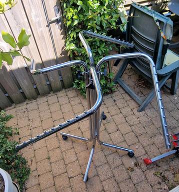 Vintage verchroomd winkel kledingrek  beschikbaar voor biedingen